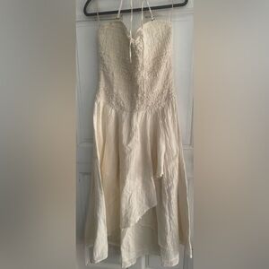 Elegant Cream Strapless Dress Free People XL